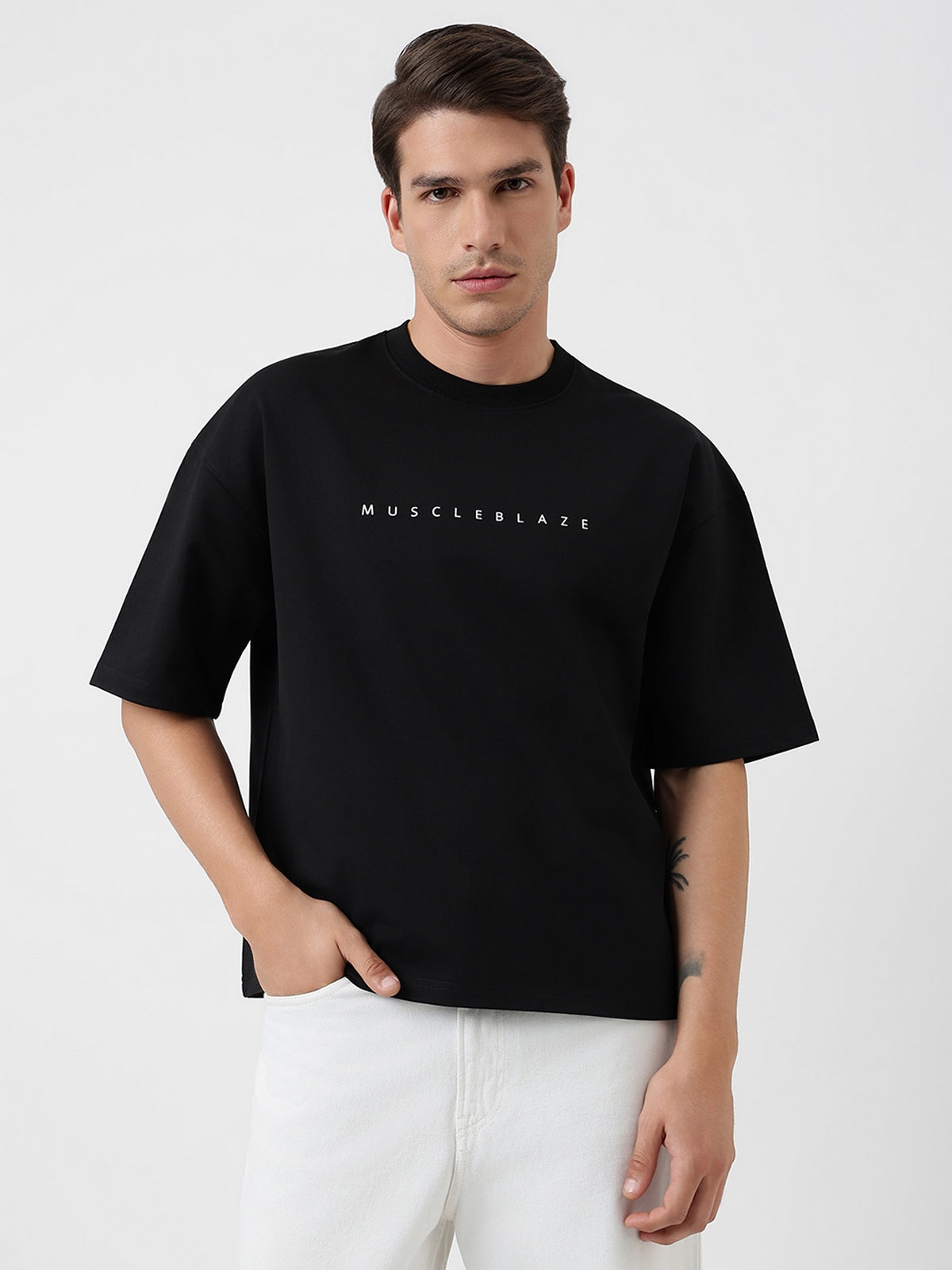 NOCAP Cropped Oversized Tee